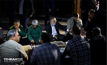 افطاری شهردار تهران با پاکبانان 18