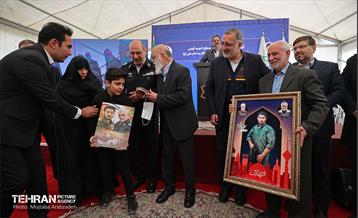 آیین افتتاح تقاطع غیر همسطح شهید آوینی 6