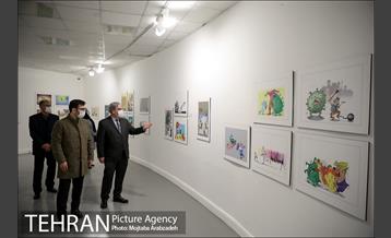 بازدید سفیر فرانسه از نمایشگاه تهران از منظر هنرمندان 18
