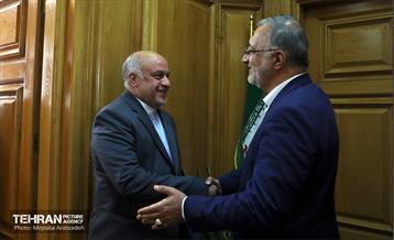 دیدار سفیر ایران در لبنان با شهردار تهران 1
