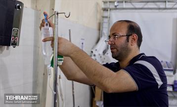 پایگاه اورژانس شهر سالم در مسیر نجف - کربلا 2