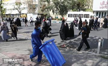 خدمات‌رسانی شهرداری تهران در نماز عید فطر مصلی تهران 1