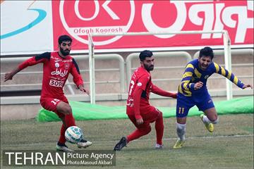 دیدار دوستانه تیم های فوتبال پرسپولیس و پارس جنوبی جم