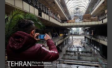 تخلیه اجناس مغازه های باقی مانده ساختمان پلاسکو -2 2