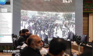 حضور شهردار تهران در مرکز مانیتورینگ منطقه ۲۰