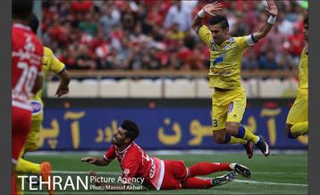 دیدار پرسپولیس و نفت تهران در لیگ برتر فوتبال 14