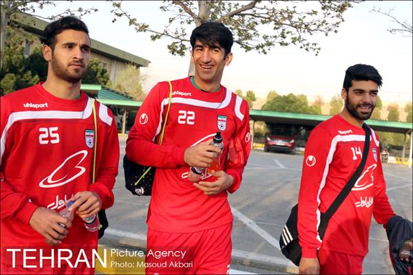 تمرین تیم ملی فوتبال ایران 1