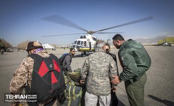 تمرین مشترک امداد هوایی تهران 47
