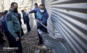 دومین روز اجرای طرح ضربتی پاکسازی دره فرحزاد 14