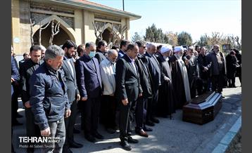 خاکسپاری سفیر سابق فلسطین در بهشت زهرا 17