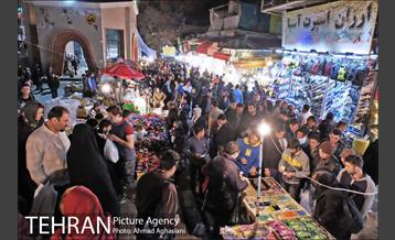 خرید شب عید، بازار تجریش 1