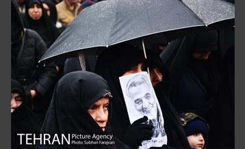 تجمع مردم تهران در پی شهادت سردار قاسم سلیمانی 23