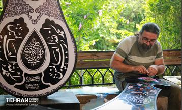 کارگاه ساخت علامت های عاشورایی