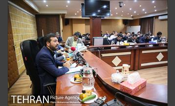 نشست خبری رییس سازمان بسیج شهرداری 9