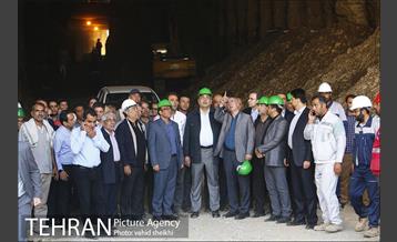 بازدیدشهردار تهران از پروژه های زیرگذر گیشا و استاد معین 8