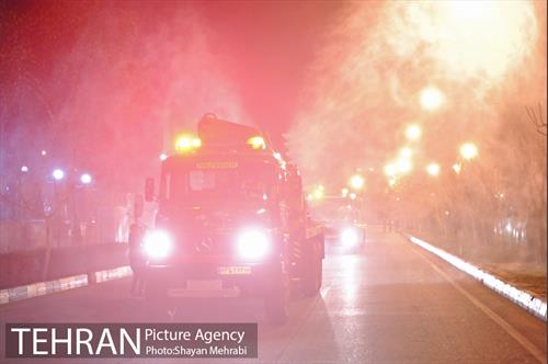 رونمایی از جدیدترین دستگاه ضدعفونی شهری 16