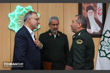 مراسم معارفه فرمانده یگان حفاظت شهرداری تهران 10