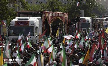 تشییع شهدای اقتدار ملی در تهران 18