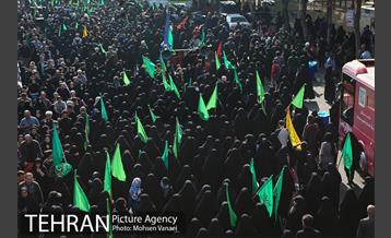 راهپیمایی جاماندگان اربعین حسینی از کربلا در تهران 16