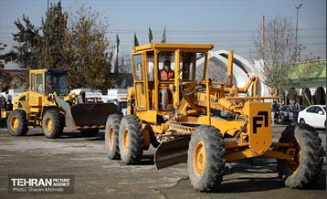 مانور برف روبی شهرداری منطقه 20