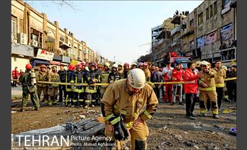 به پاس رشادت و ازخودگذشتگی آتش نشانی تهران 5