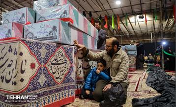 مراسم وداع با پیکرهای مطهر ۱۱۰ شهید گمنام دفاع مقدس 14