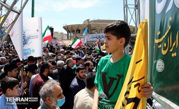 راهپیمایی روز قدس در پایتخت - 4 6