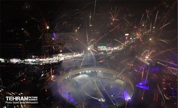 نورافشانی میدان ولیعصر(عج) به مناسبت نیمه شعبان 17