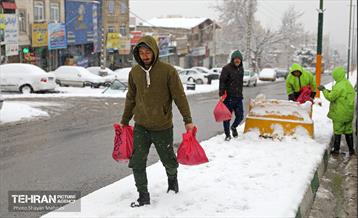 عملیات برف‌روبی در پایتخت 31
