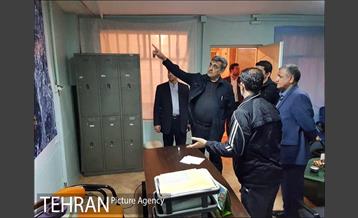 بازدید دکتر حناچی سرپرست شهرداری تهران از ستاد فرماندهی سازمان آتش‌نشانی 3