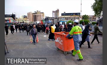 خدمات رسانی شهرداری تهران در شهر نجف 10