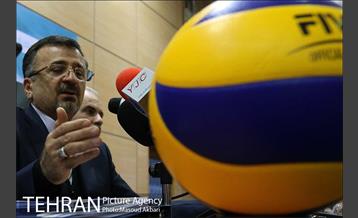 نشست خبری رییس فدراسیون والیبال