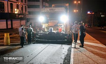 عملیات آسفالت ریزی در منطقه 5 31