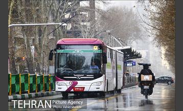 بارش برف در شمال تهران 10