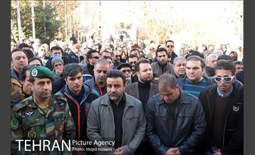 مراسم تشییع پیکر مهدی حبیبی فر 6