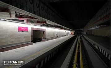 تست گرم بخش شمالی خط ۶ مترو تهران 36