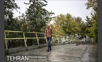 بارش باران پاییزی در تهران 7