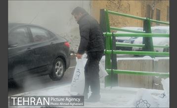 بارش نخستین برف پاییزی تهران 46
