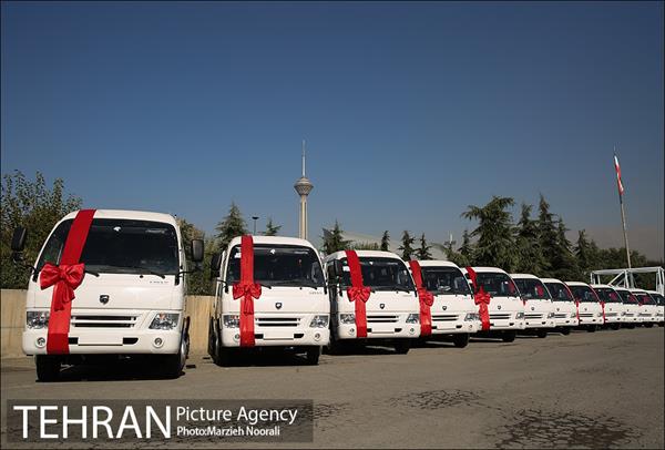 آیین بهره برداری از اتوبوس ها و مینی بوس 1
