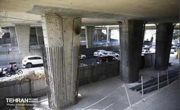 پروژه مقاوم‌سازی پل تقاطع بزرگراه همت و شیخ فضل الله نوری 4