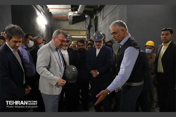 بازدید شهردار تهران از پروژه خط ۶ مترو پایتخت
