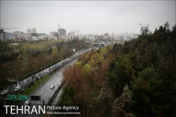 بارش باران بهاری در تهران 33