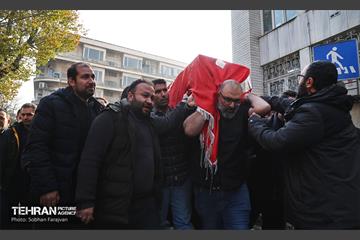 تشییع پیکر خبرنگار فقید مهدی علیرضایی 44