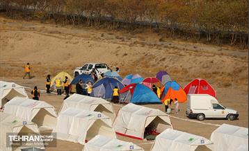 مانور تمرین اسکان اضطراری کلانشهر تهران 43