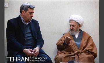 دیدار شهردار تهران با آیت الله العظمی جعفر سبحانی  10