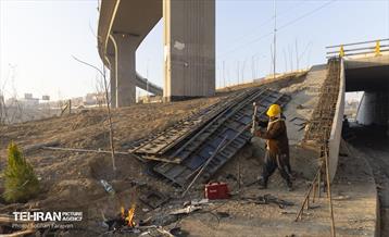 بازدید معاون مالی و اقتصاد شهری از پروژه‌های عمرانی 13