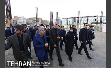 بازدید شهردار تهران از پروژه های منطقه 17 13