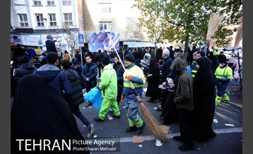 خدمات رسانی شهرداری تهران در آیین تشییع سردار شهید قاسم سلیمانی -2 3