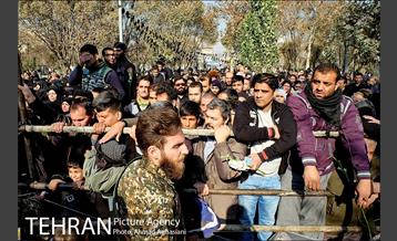 تشییع و تدفین دو شهید گمنام در بوستان گلزار منطقه 17 25