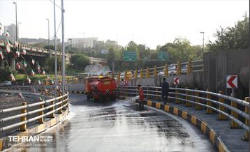 بهره‌برداری از دوربرگردان غیرهمسطح شمال به شمال بزرگراه چمران 8